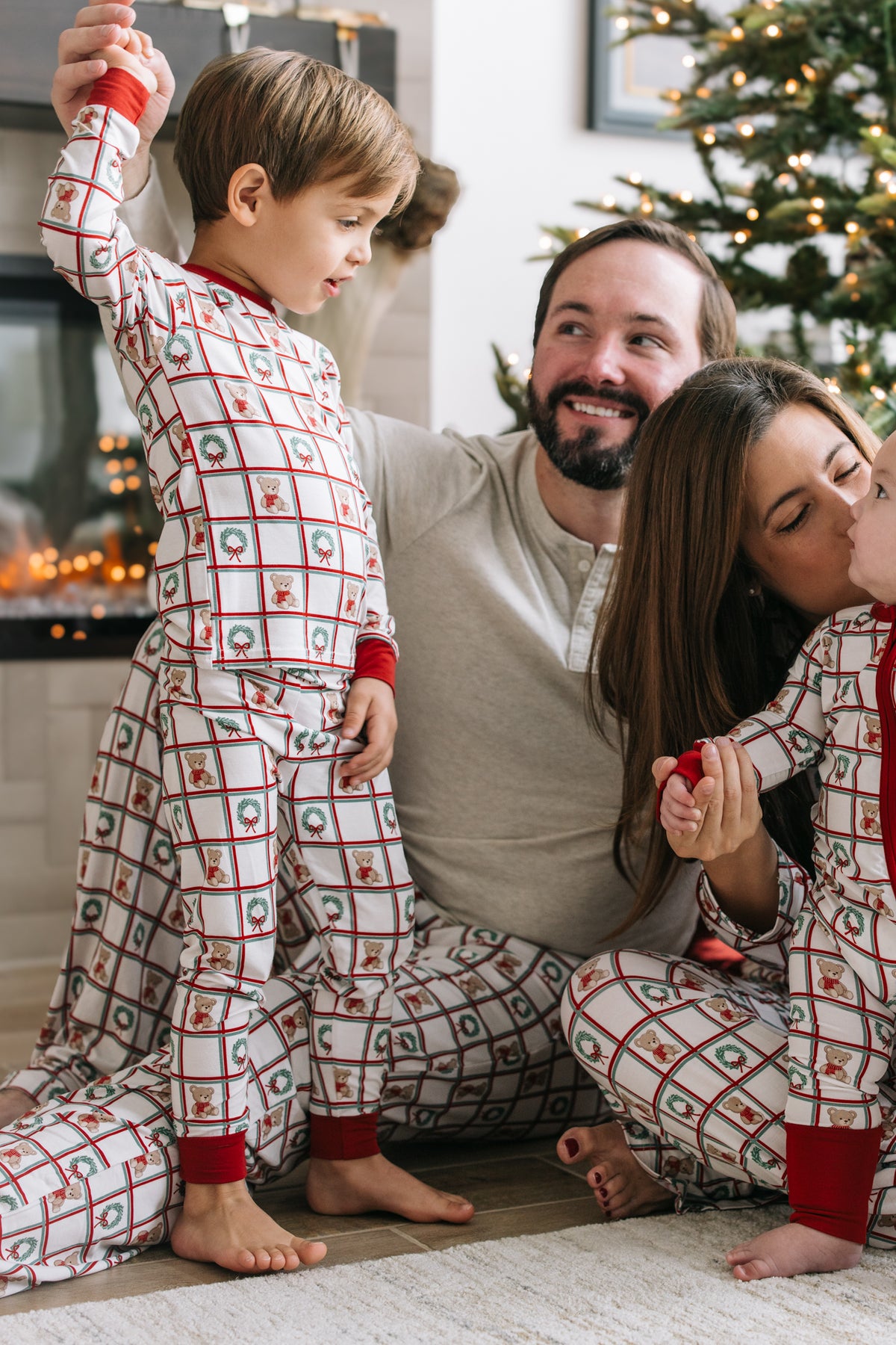 Holiday Teddies Two-Piece Set: Pre-order ships by 9/25