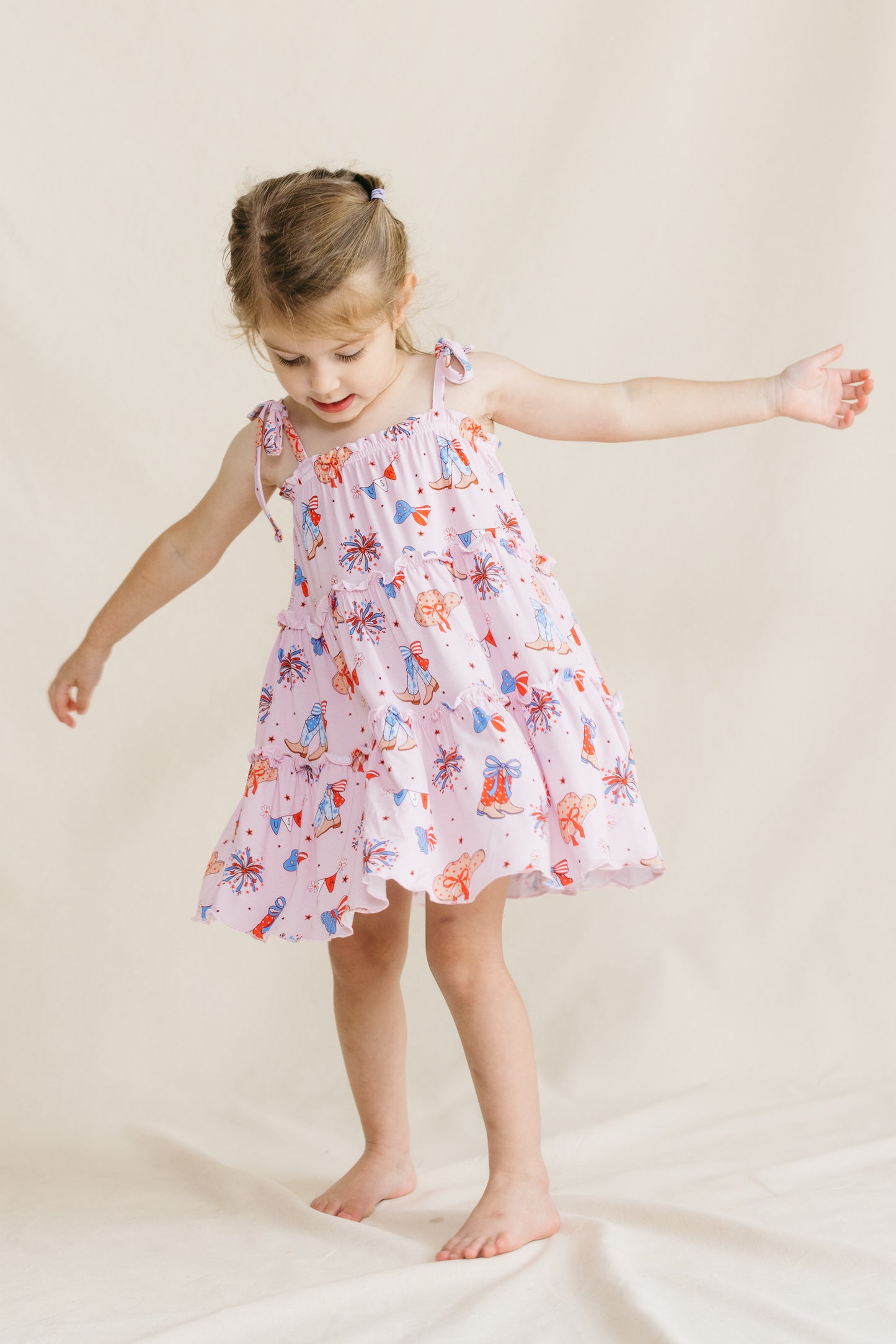 Howdy USA Tiered Twirl Dress