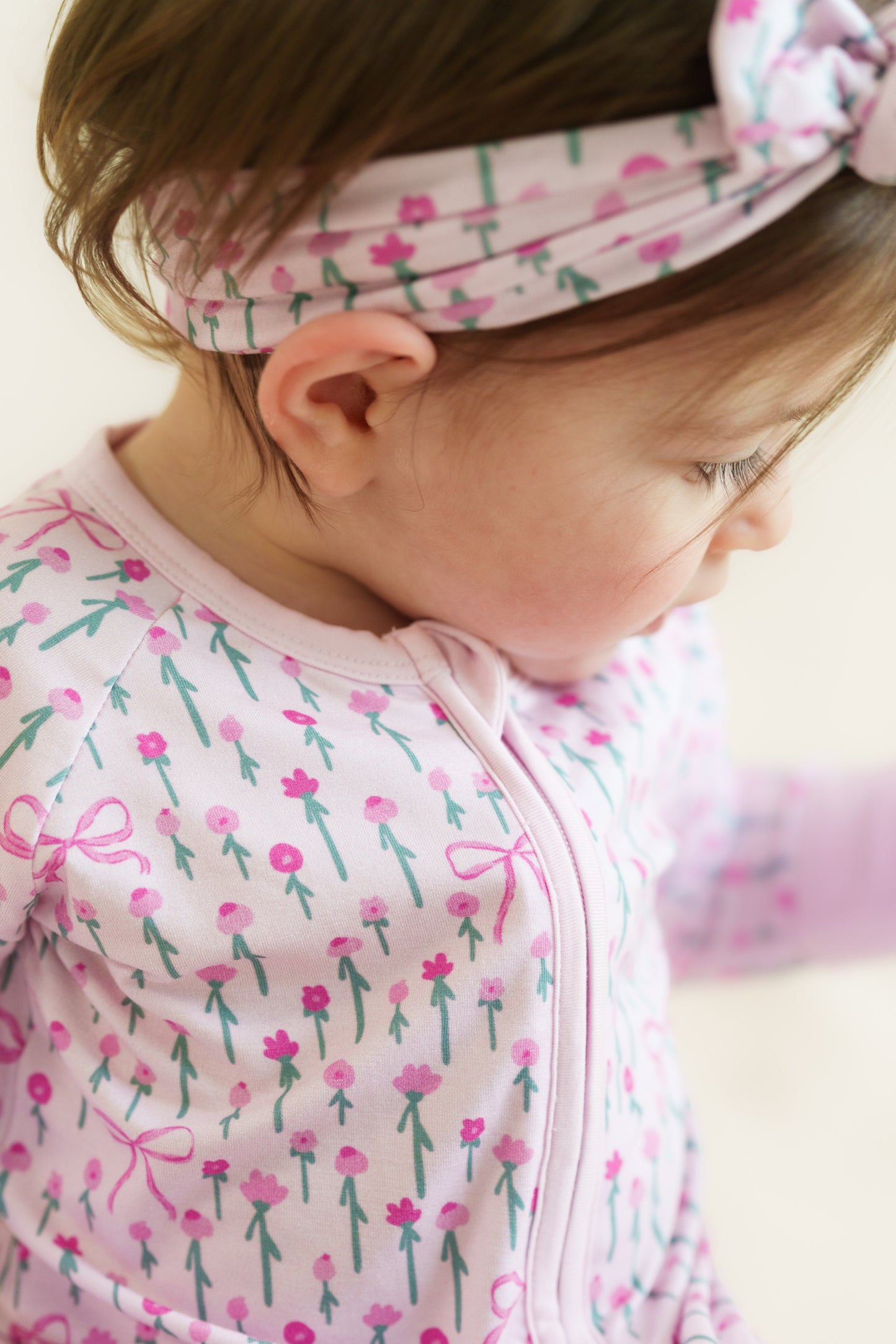 Sienna Floral Bow Headband