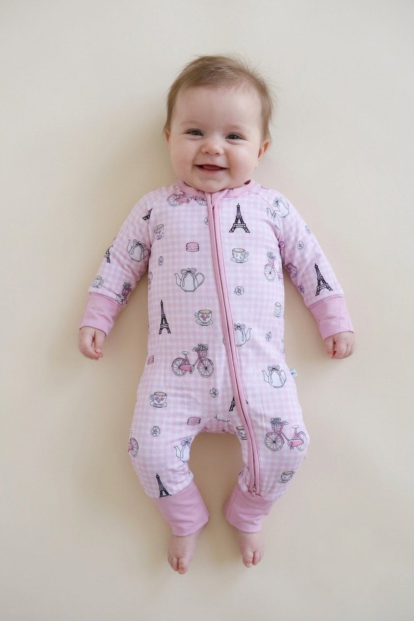Paris Tea Party Zippy Romper
