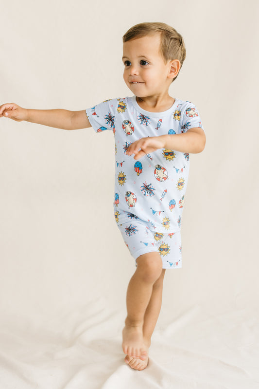 All American Summer Two-Piece Short Set