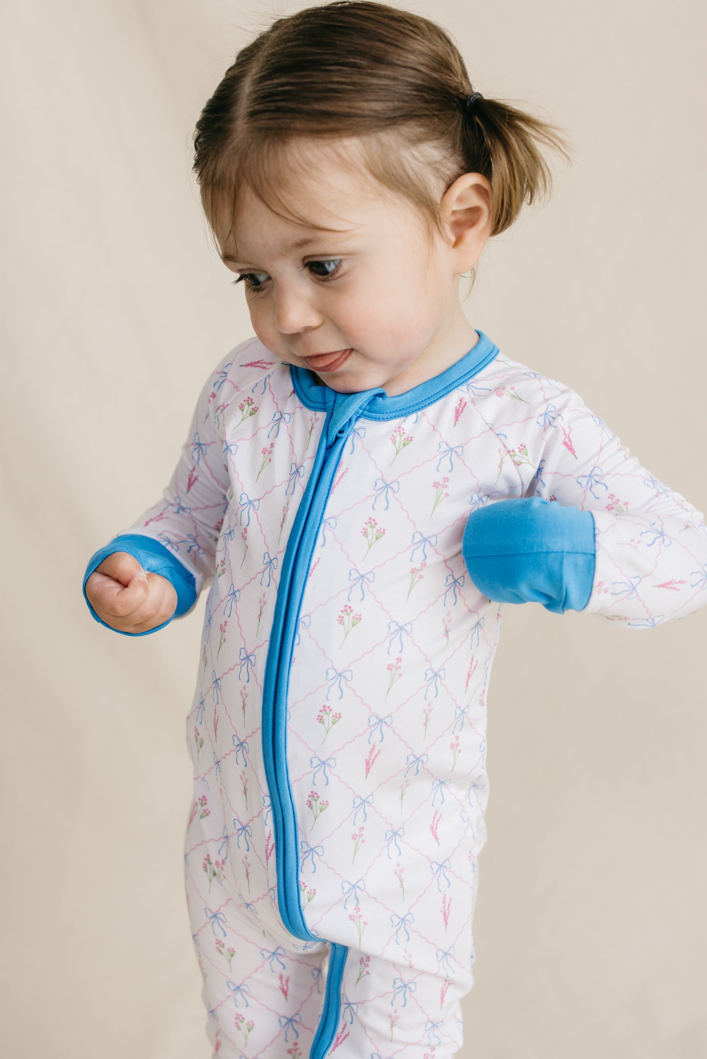 Blooms & Bows Zippy Romper