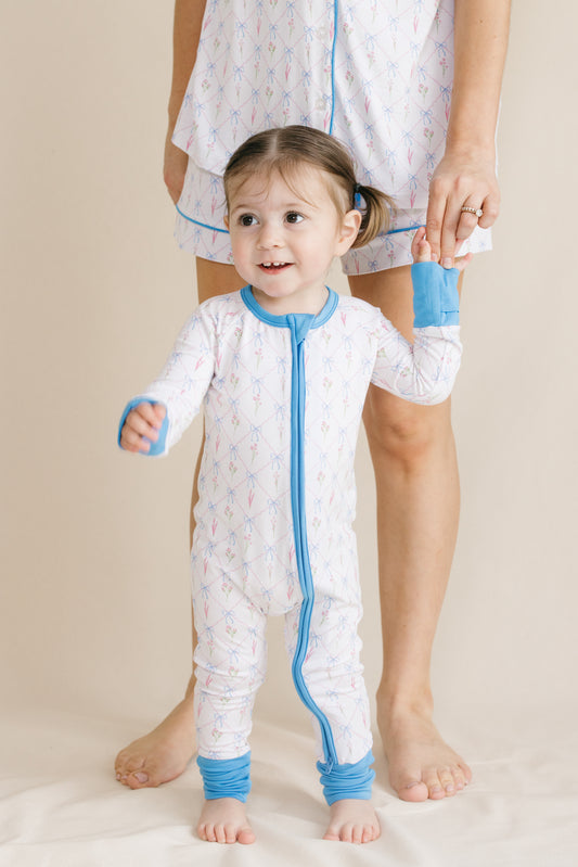 Blooms & Bows Zippy Romper