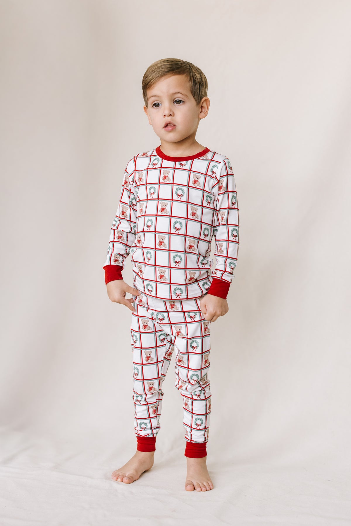 Holiday Teddies Two-Piece Set: Pre-order ships by 9/25