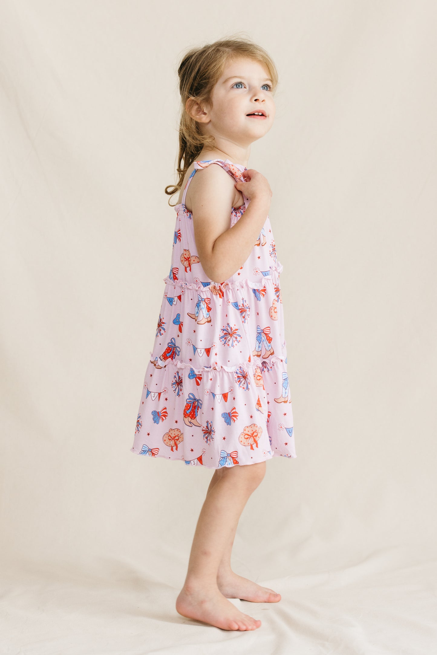Howdy USA Tiered Twirl Dress