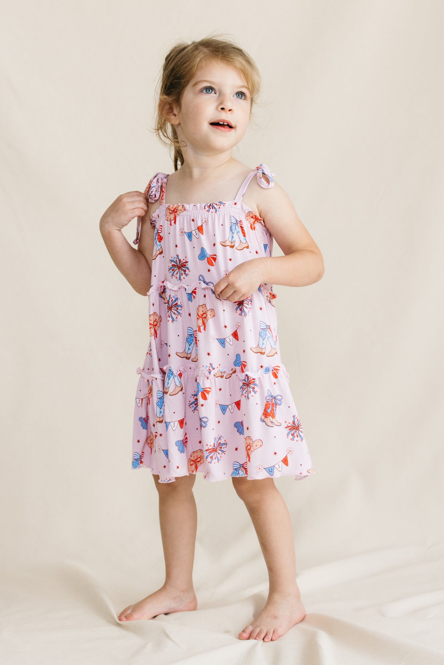 Howdy USA Tiered Twirl Dress
