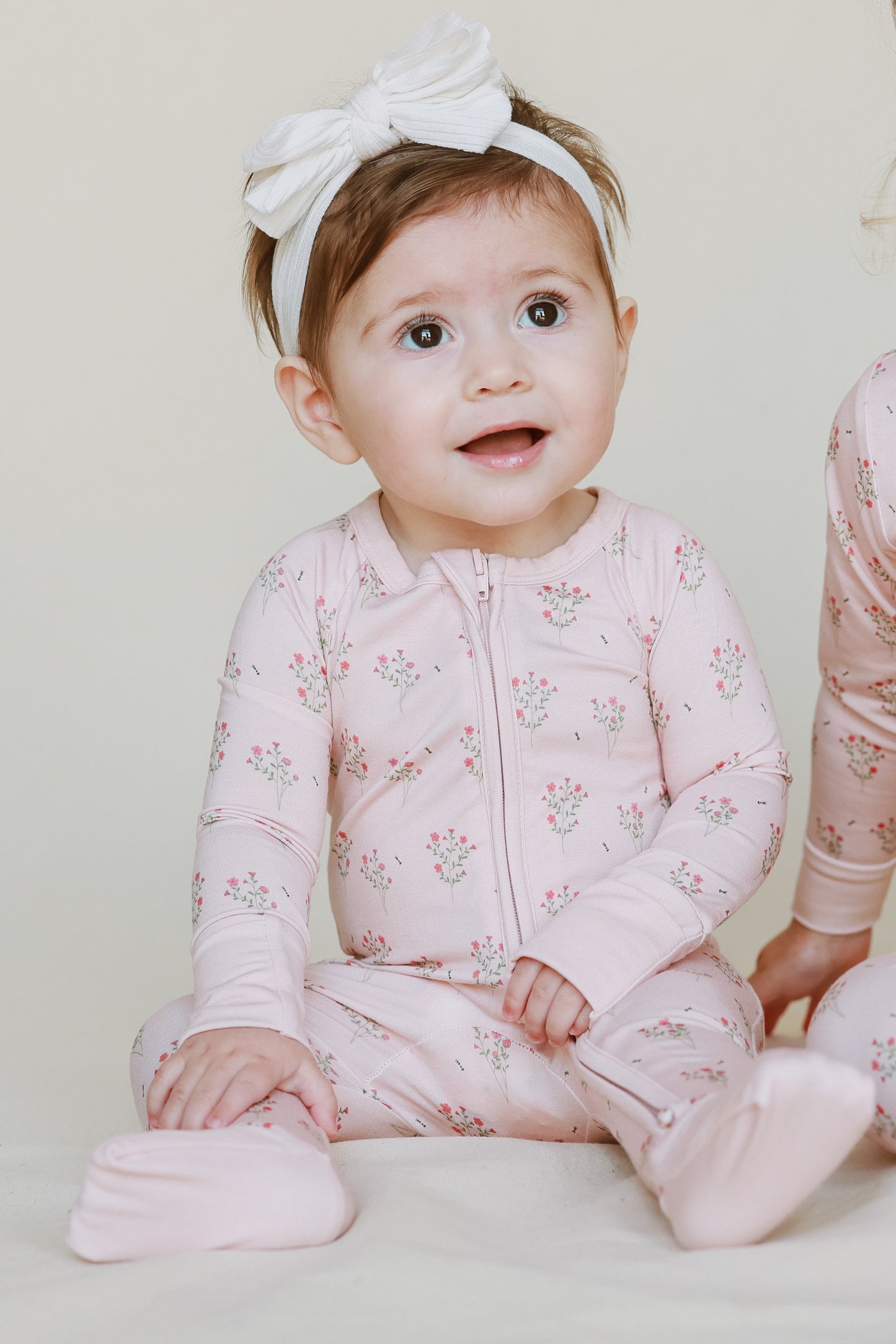 Margot Bee Floral Zippy Romper