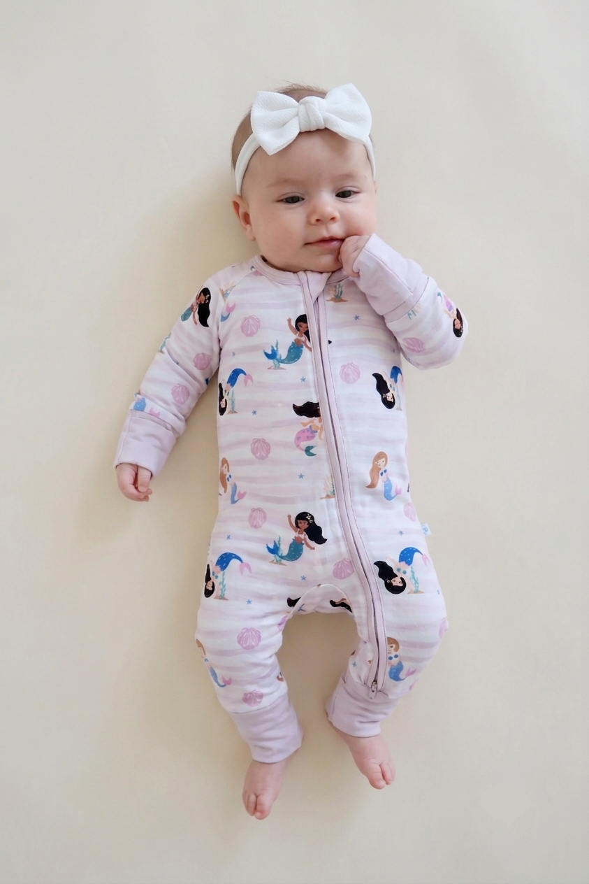 mermaid-bamboo-pajama-print