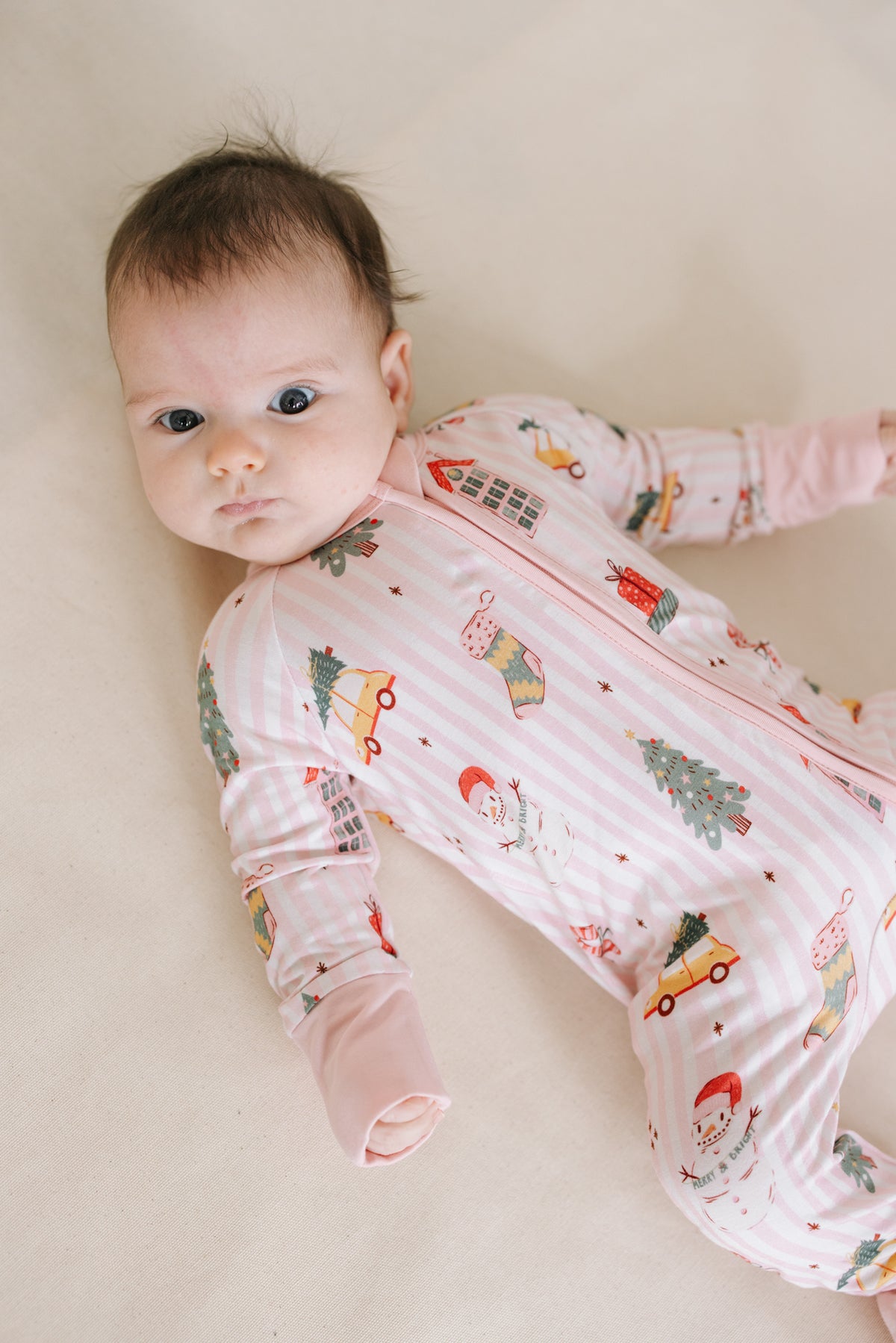 Merry Pinkmas Zippy Romper: Preorder ships by 9/25