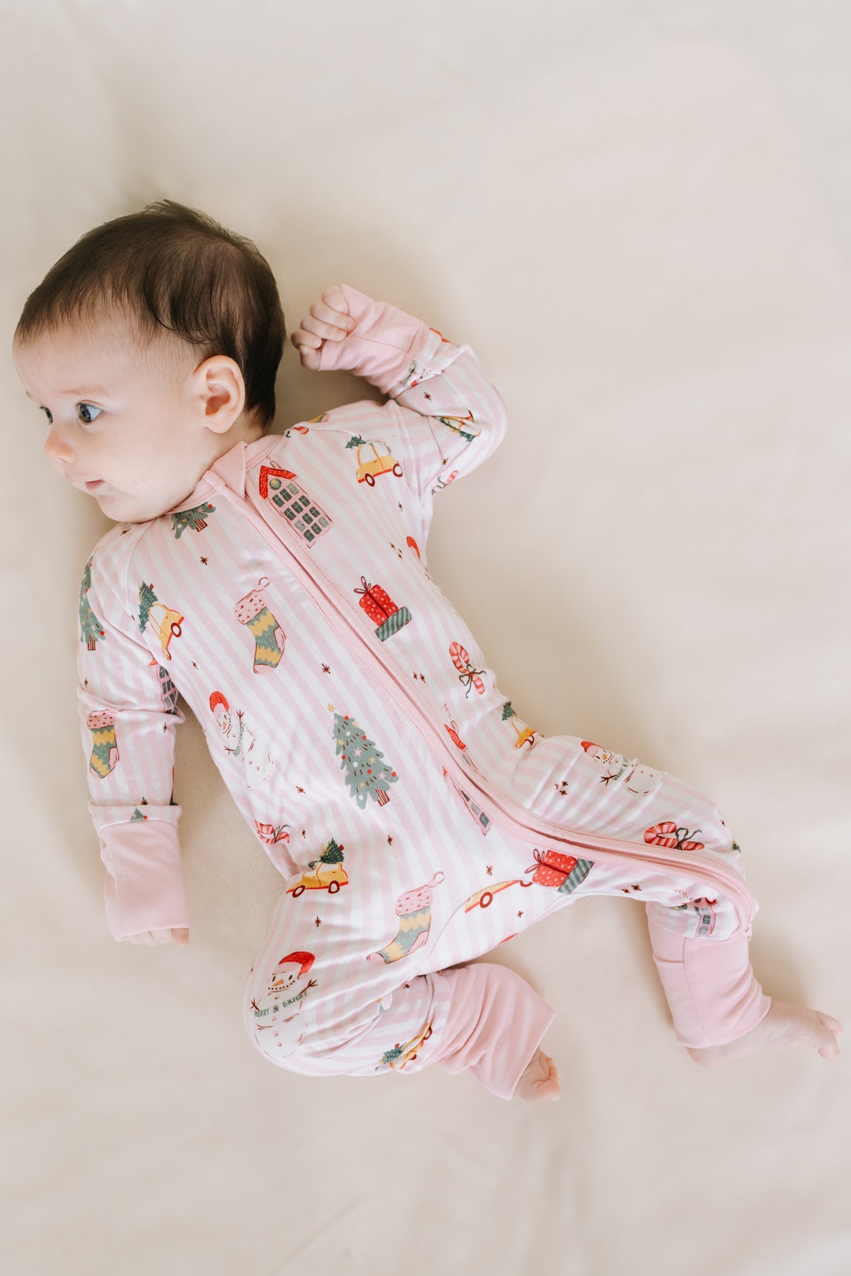 Merry Pinkmas Zippy Romper: Preorder ships by 9/25