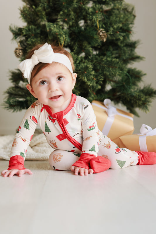 North Pole Zippy Romper