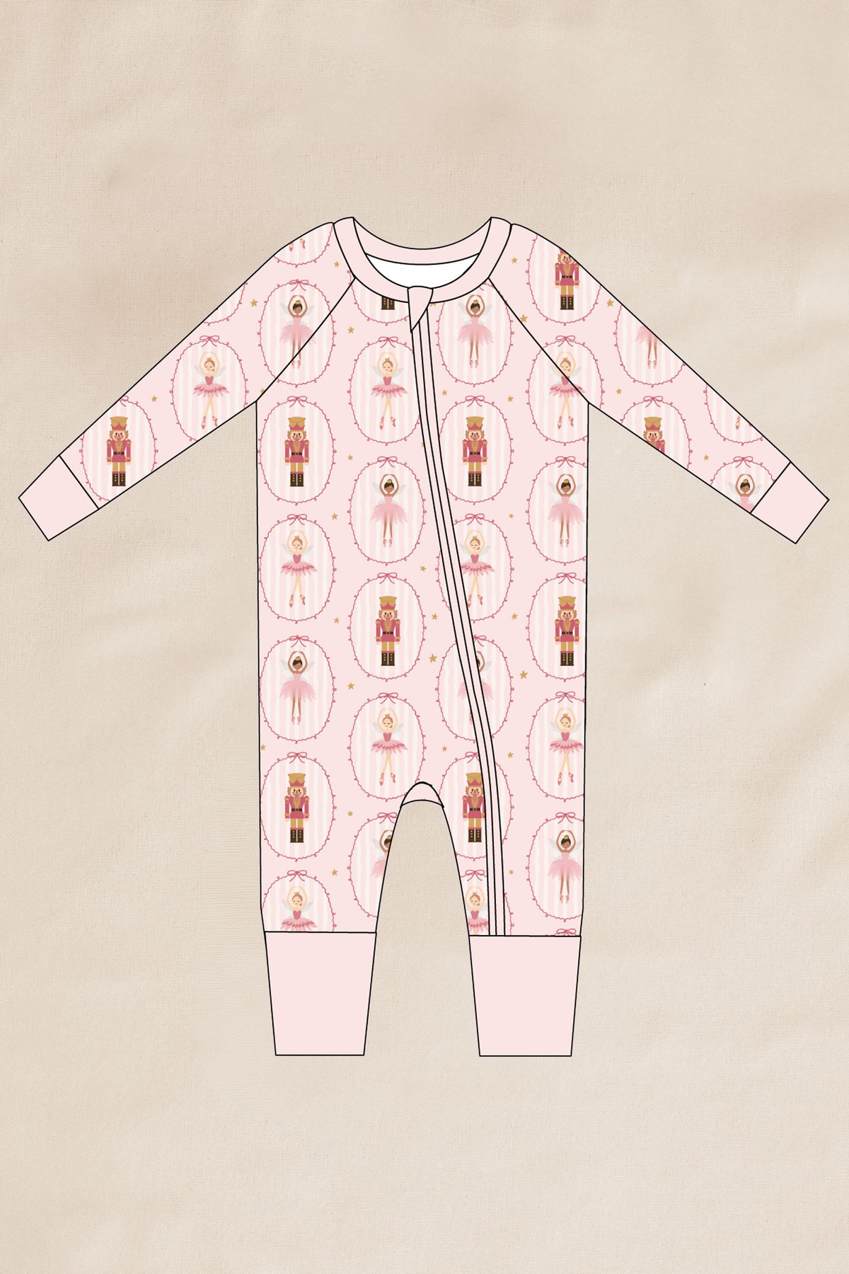 Nutcracker Ballet Zippy Romper: Preorder ships by 9/25