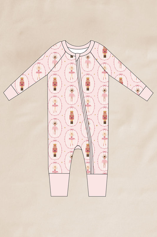 Nutcracker Ballet Zippy Romper: Preorder ships by 9/25