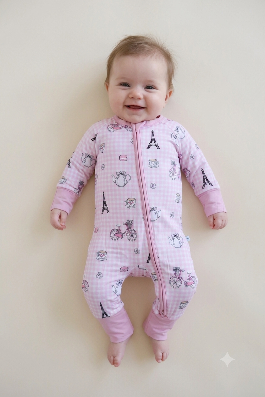Paris Tea Party Zippy Romper