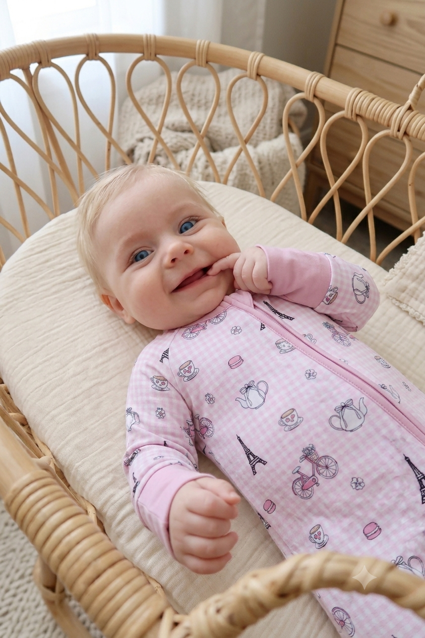 Paris Tea Party Zippy Romper