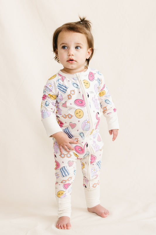 Pool Party Zippy Romper