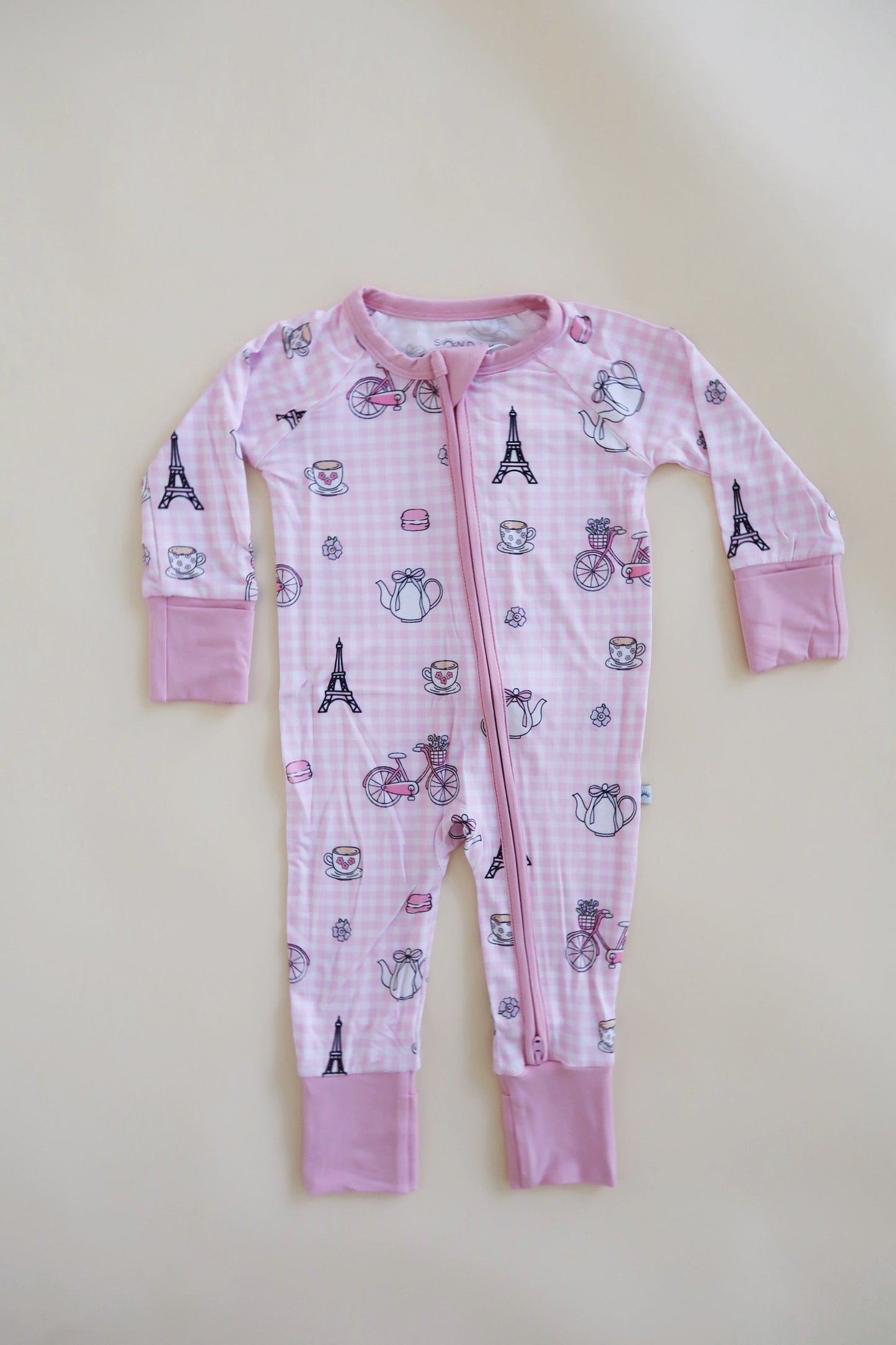 Paris Tea Party Zippy Romper