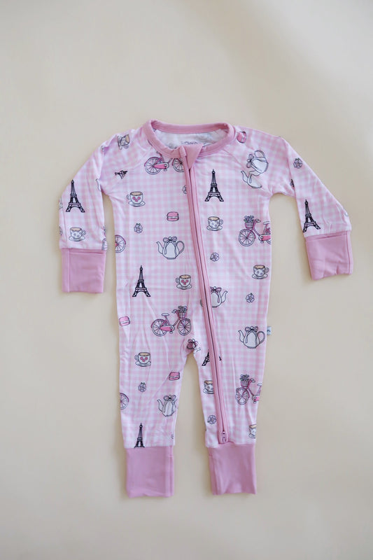 Paris Tea Party Zippy Romper