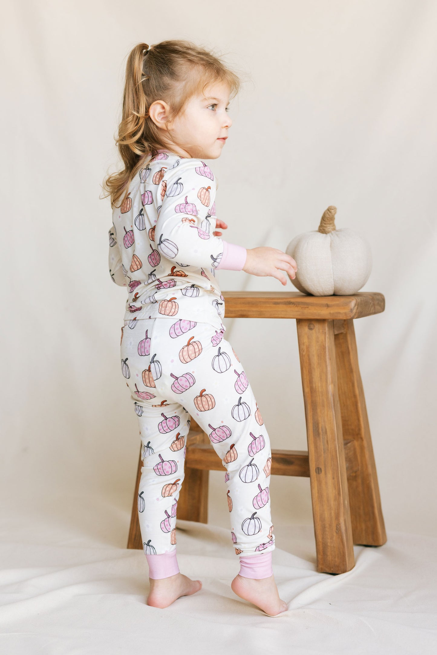 Pastel Pumpkins Two-Piece Set