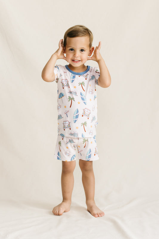 Surf's Up Two-Piece Short Set