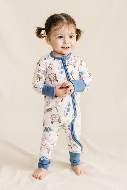 Surf's Up Zippy Romper